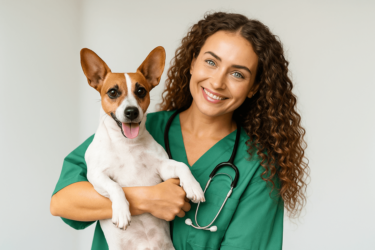Veterinário cuidando de pet